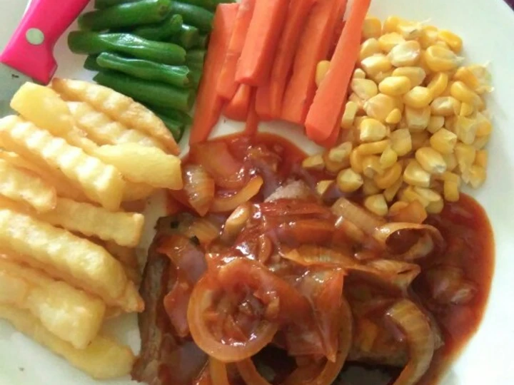 Cara Gampang Membikin Resep Steak Beef #homemade yang Menggugah Selera Anti Ribet, Menggugah Selera