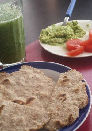 Una foto de Pan pita casero