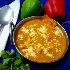A picture of Paneer butter masala.