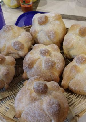 Una foto de Pan de muerto