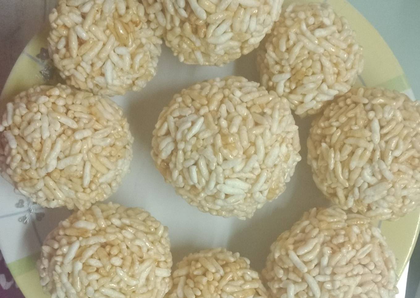 Murmura(puffed rice)  Laddu