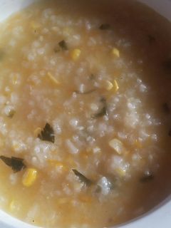 Foto resep Bubur ayam sayur (simpel) ricecooker