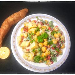 A picture of Sweet Potato Chana Oil Free Chat.