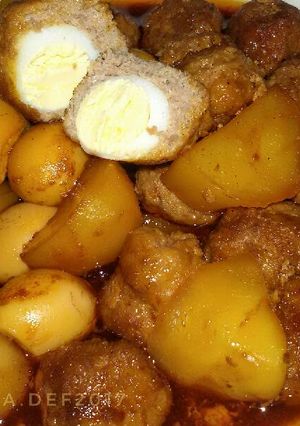 Foto resep Semur bola daging