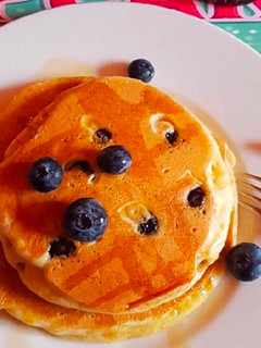 Una foto de Pancakes veganos esponjosos