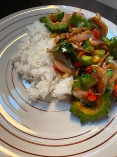 Foto resep Tumis pare pedas