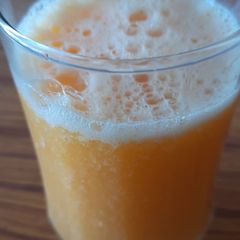 A picture of Papaya and orange smoothie.