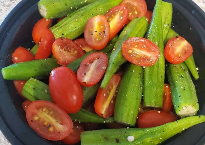 Steps to Prepare Favorite Side Dish - Okra