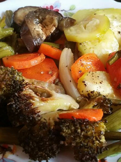Una foto de Verduras al horno