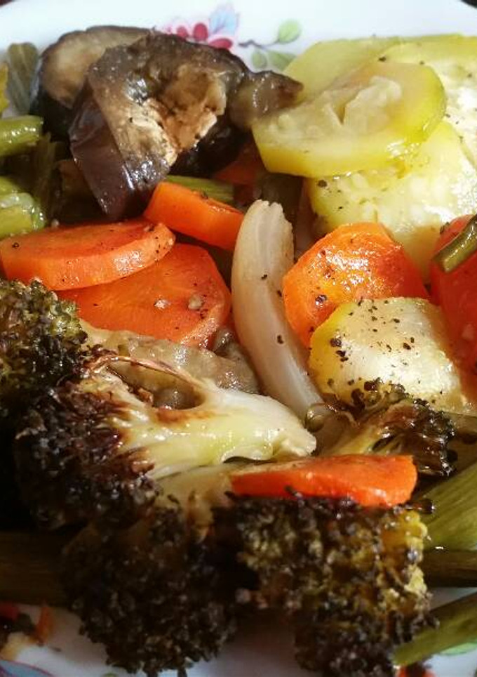 Una foto de Verduras al horno