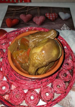 Una foto de Berenjenas encurtidas