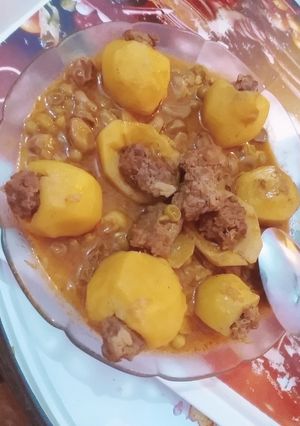 صورة لوصفة طبخة من اختراعي من بقايا الخضر