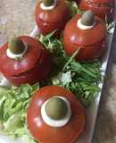 Tomates rellenos con atún 🍣