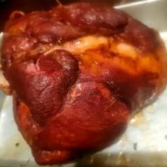 A picture of Deep Fried Pork Shoulder Cured Picnic Ham.
