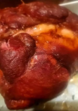 A picture of Deep Fried Pork Shoulder Cured Picnic Ham.