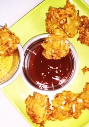 A picture of Crispy cabbage pakoda.