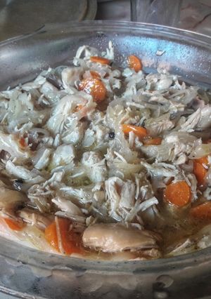 Una foto de Pollo al escabeche