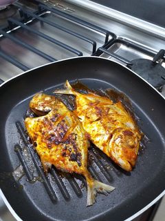 Foto resep Ikan kue bakar pedas