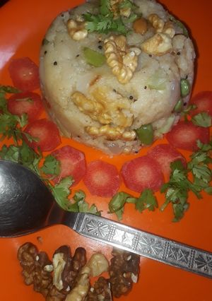 વોલનટ ઉપમા (Walnut Upma Recipe in Gujarati) રેસીપી મુખ્ય ફોટો