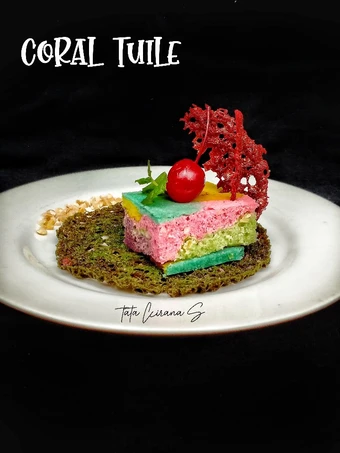 Langkah Gampang Menyiapkan Resep  302. Coral Tuile (Garnish) yang Sempurna, Sempurna