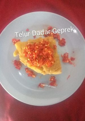 Foto resep Telu Dadar Geprek