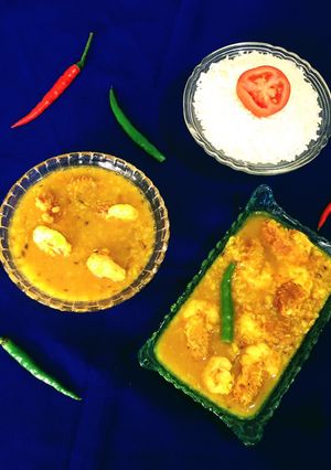 A picture of Prawn Dal.