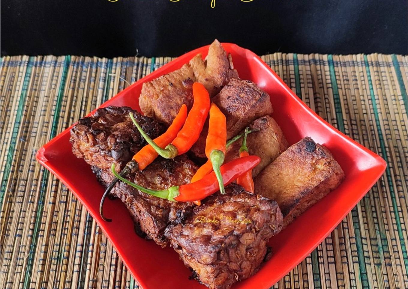 Tahu Tempe Bacem