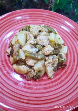 Une photo de Salade pomme de terre 🥔/ haricots verts