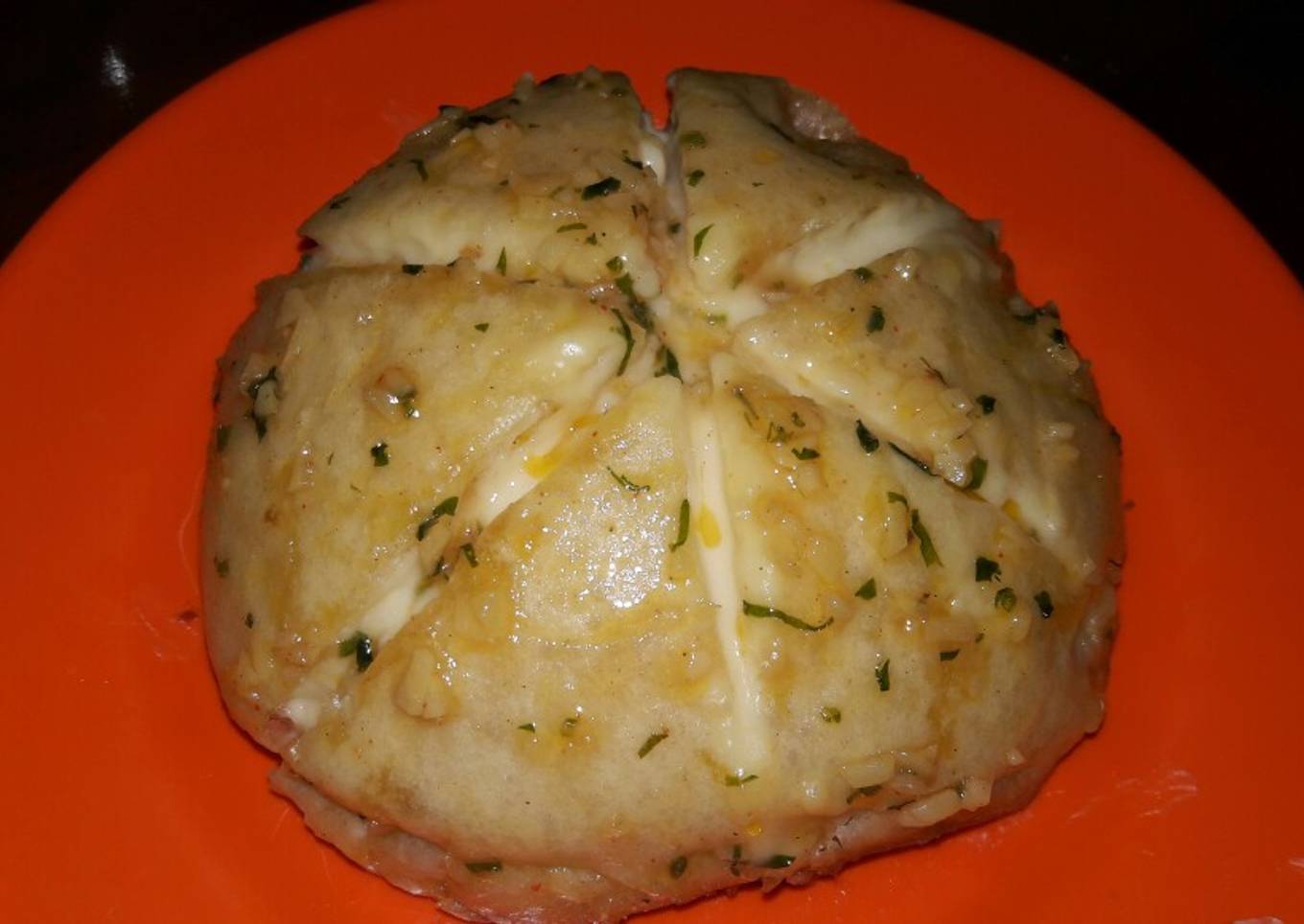Korean Garlic Cheese Bread super mudah tanpa oven