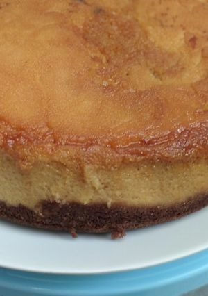 Una foto de Pastel imposible / Chocoflan