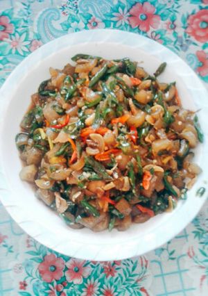 Foto resep Oseng kikil cabe hijau