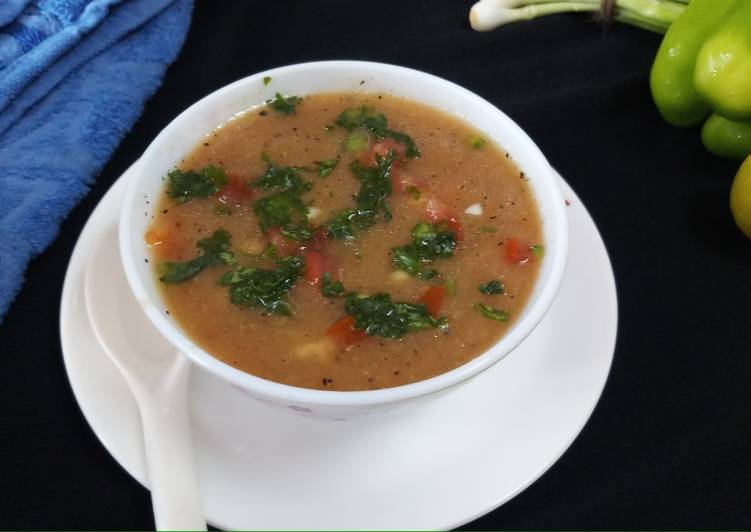 How to Prepare Homemade Tomato gazpacho