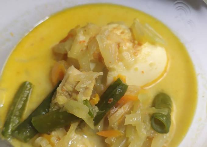 Resep Lodeh Labu Siam Teman Makan Opor Oleh Galeri Amma Cookpad