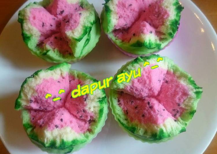 Resep Bolu mekar semangka (air soda)gampang Anti Gagal