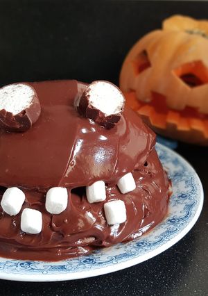 Une photo de Monstre cake Halloween ! 100% chocolate lover