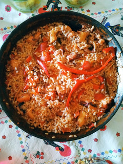 Una foto de Arroz con pulpo