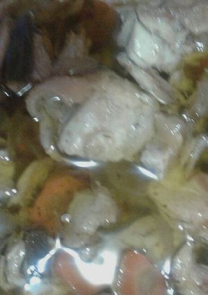 Una foto de Escabeche de pollo (economico)