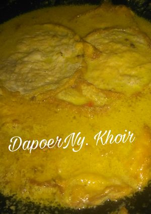 Foto resep Telur dadar santan