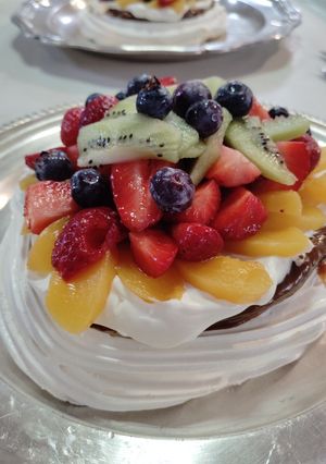Una foto de Postre Pavlova