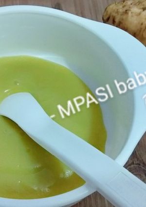 Foto resep MPASI Pure Ubi Madu Cilembu 🍠 baby Darell 6mo