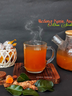Foto resep Wedang Kunir Asem Daun Jeruk 예르다 🍵