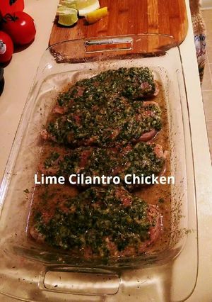 A picture of Lime Cilantro Chicken.