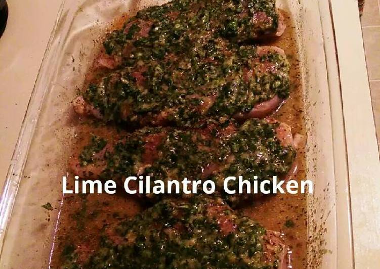 Easiest Way to Make Award-winning Lime Cilantro Chicken