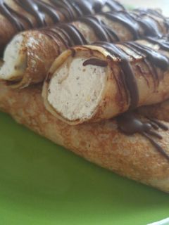 Túró rudi palacsinta recept fotója