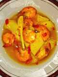 Udang Nanas Kuah Tempoyak
