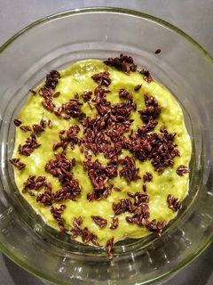 Spárgakrém pirított lenmaggal Gm Lm recept fotója