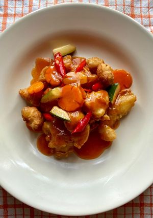 Foto resep Ayam asam manis pedas