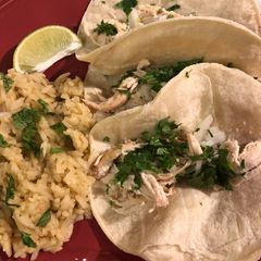 A picture of Slow Cooker Shredded Chicken For Tacos.