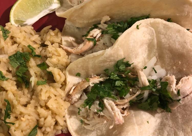 Easiest Way to Make Super Quick Homemade Slow Cooker Shredded Chicken For Tacos