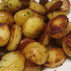 A picture of Fluffy's fried potatoes.